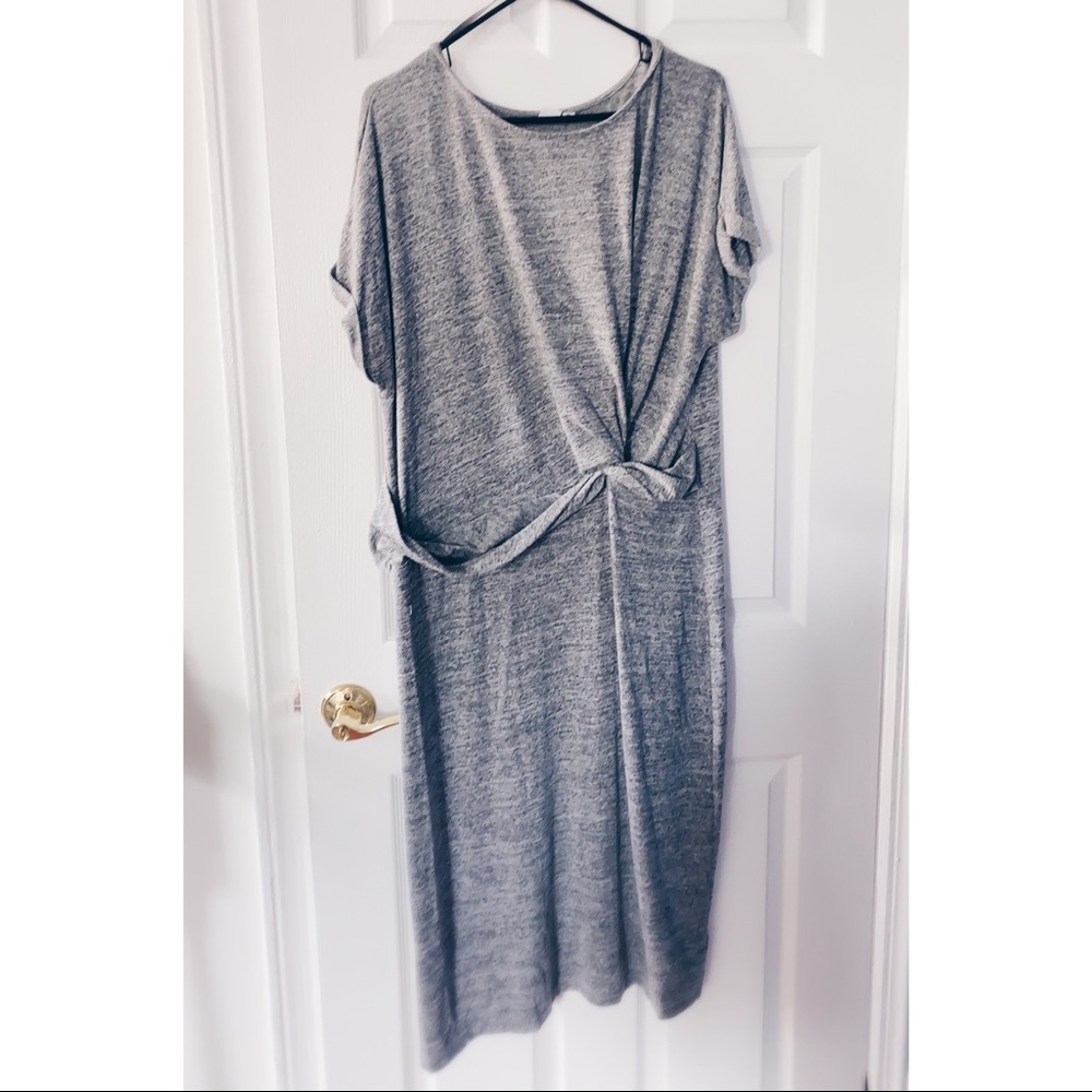 Plus size jersey knit dress